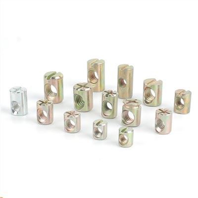 Krydsdyvelmøtrik 1/4-20 til skabe